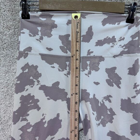 Beach Riot Piper Leggings Women's S/M White Cow Full Length High Rise Workout - Picture 11 of 14